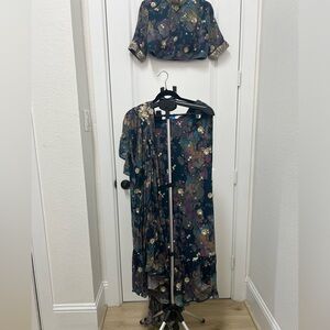 Indian Pre Draped Sari Skirt With Quarter Sleeves Blouse Wedding Wear